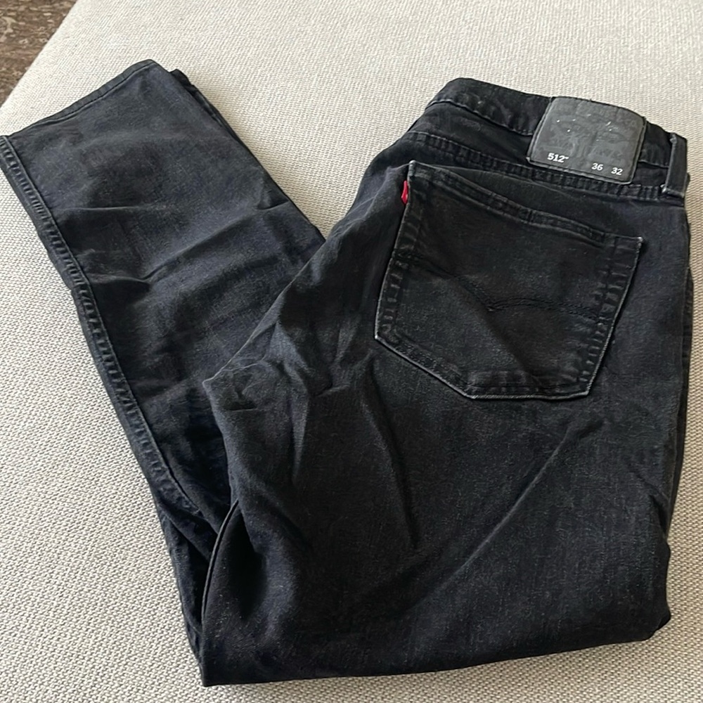 Levi’s 512 36x32 men’s black jeans